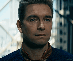 Homelander Milk Tilts Head GIF