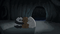 Homeless Cold Winter We Bare Bears GIF