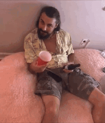 Homeless Drunk Guy Begging Money  GIF