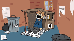 Homeless Edd Crying Trash Eddsworld GIF