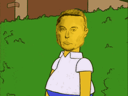 Homer And Elon Musk Hiding GIF GIFDB