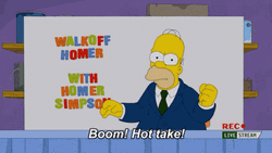 Homer Boom Roasted GIF