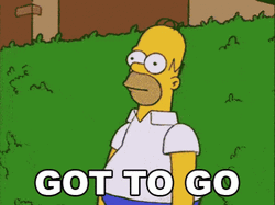 Homer Bushes Got To Go GIF