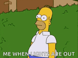 Homer Bushes Me When Lights Are Out GIF