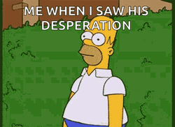 Homer Disappearing Me When Saw His Desperation GIF