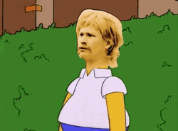Homer Fading In Bushes Funny Face Swap GIF