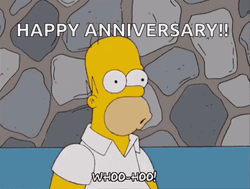 Homer Happy Anniversary Meme GIF