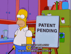 Homer Patent Pending Presentation GIF