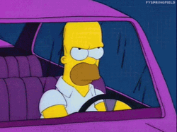 Homer Ready For Stealing  GIF