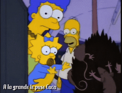 Homer Simpson And Maggie Simpson A La Grande Le Puse Cuca GIF