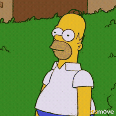 Homer Simpson And Marge Simpson Fighting In Park GIF