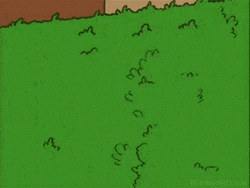 Homer Simpson Appearing In Bushes GIF