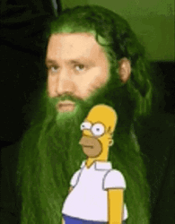 Homer Simpson Bush GIF