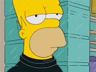 Homer Simpson Drinking Hot Espresso GIF