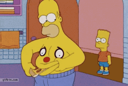 Homer Simpson Drooling GIF