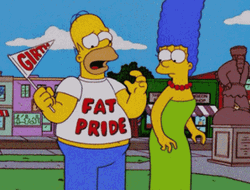 Homer Simpson Entertaining Fat Pride GIF