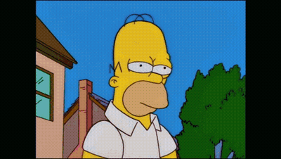 Homer Simpson Eyes Closed GIF