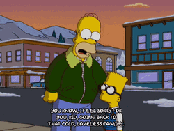 Homer Simpson Feel Sorry Son Thats Cold GIF