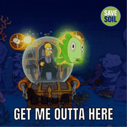 Homer Simpson Get Me Outta Here GIF