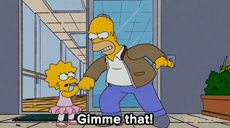 Homer Simpson Gimme That GIF