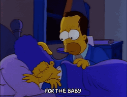 Homer Simpson Giving Kiss And Pats GIF