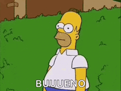 Homer Simpson Hiding In Bushes Bueno GIF