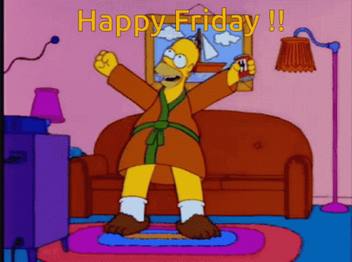 Homer Simpson Holding Beer Can GIF