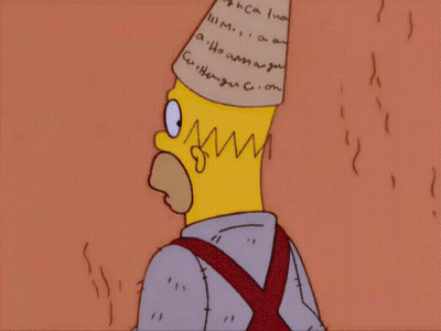 Homer Simpson Holding Torch GIF