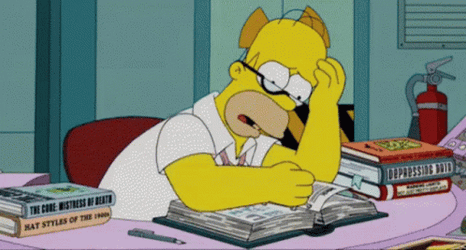 Homer Simpson How To Deal With Review Stress GIF