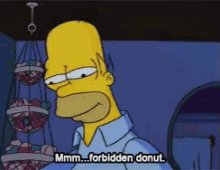  Homer Simpson Hungry Hmm Forbidden Donut GIF