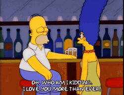 Homer Simpson I Love You More Than Ever GIF