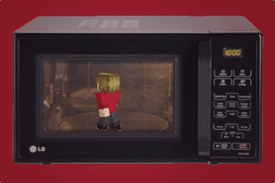 Homer Simpson In Chef Hat In Front Of Microwave GIF
