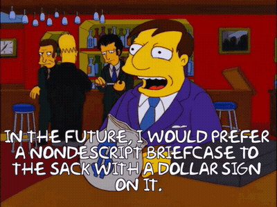 Homer Simpson In The Future I Would Prefer A Nondescript Briefcase