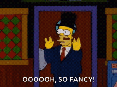 Homer Simpson In Top Hat And Headphones GIF