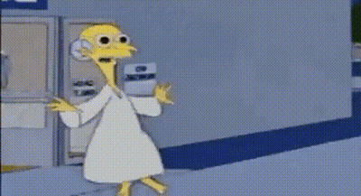 Homer Simpson In White Robe And Headphones GIF