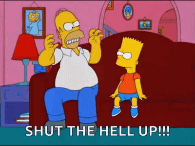 Homer Simpson In White Shirt GIF