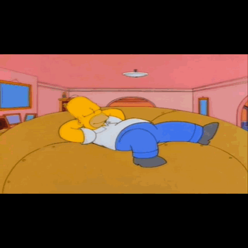 Homer Simpson Front Of Door With I Love You Switch GIF