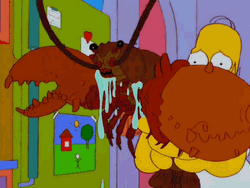 Homer Simpson Lobster Drooling GIF