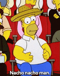 Homer Simpson Nacho GIF