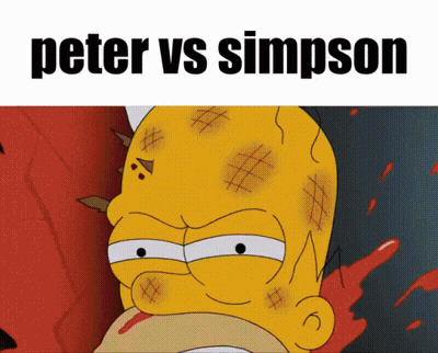 Homer Simpson Peter Vs Simpson GIF
