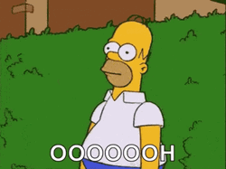 Homer Simpson Receding In Bushes The Simpsons GIF