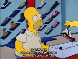 Homer Simpson Return Cartoon Shoes GIF