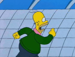 Homer Simpson Running Meme GIF