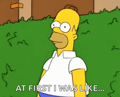 Homer Simpson Saying Hello Fidelity In Grassy Field GIF