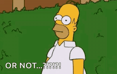 Homer Simpson Saying Or Not GIF