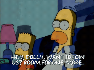 Homer Simpson Says Room For One More To Bart GIF