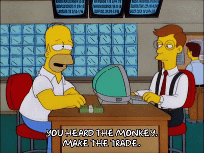 Homer Simpson Sitting At Desk Talking To Man With Computer GIF