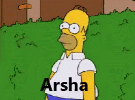 Homer Simpson Standing In Grass GIF