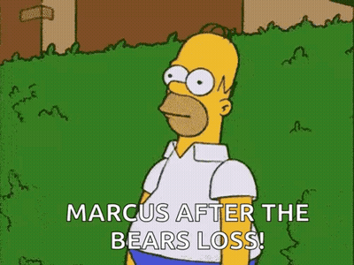 Homer Simpson Standing In Grassy Field GIF