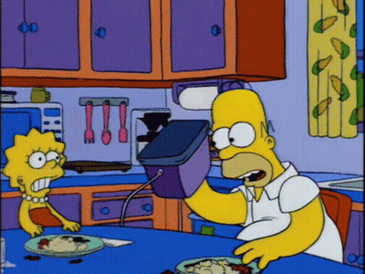 Homer Simpson Talking On Phone GIF